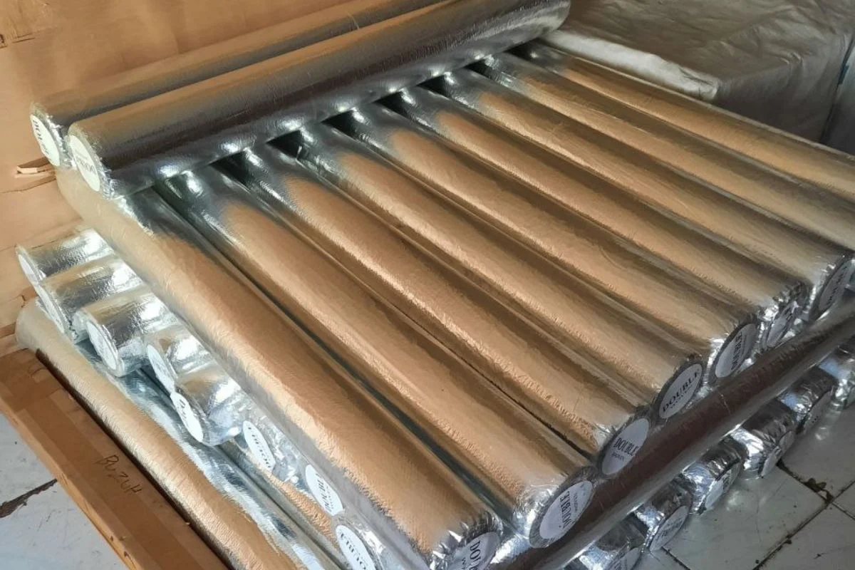 peredam panas atap genteng woven | absfoil.com