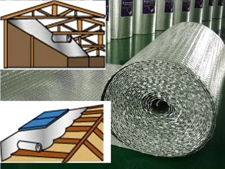 Proses Pemasangan Lapisan Atap Peredam Panas