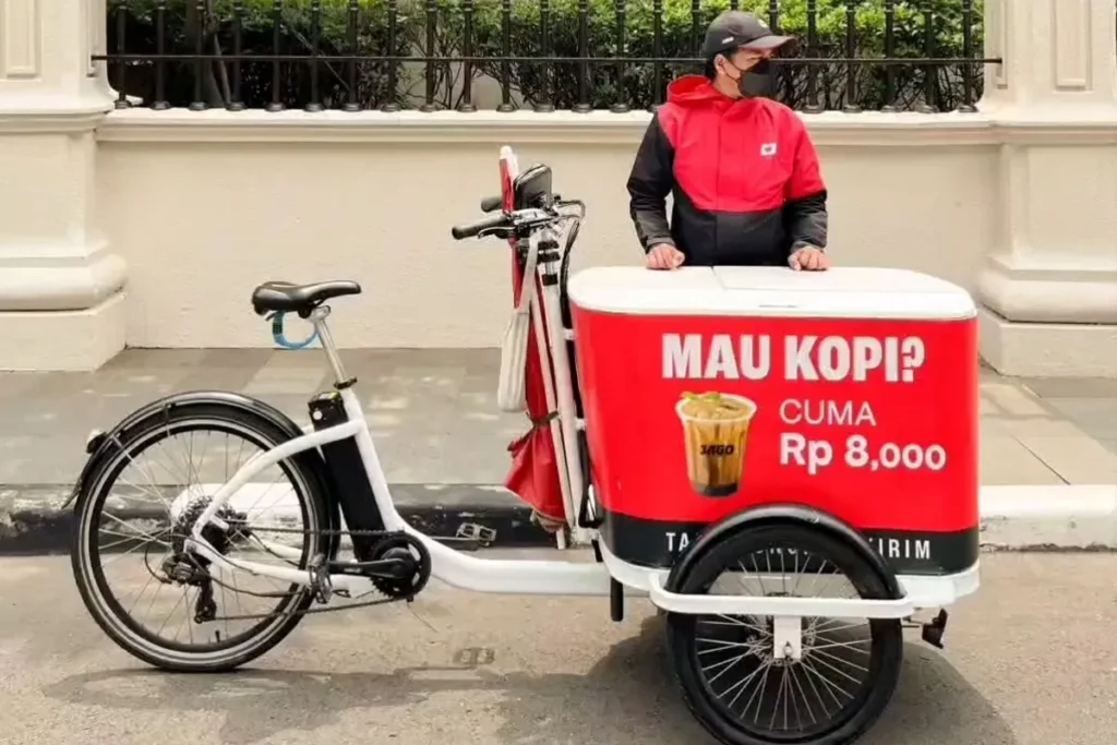 Contoh gerobak starling kopi modern