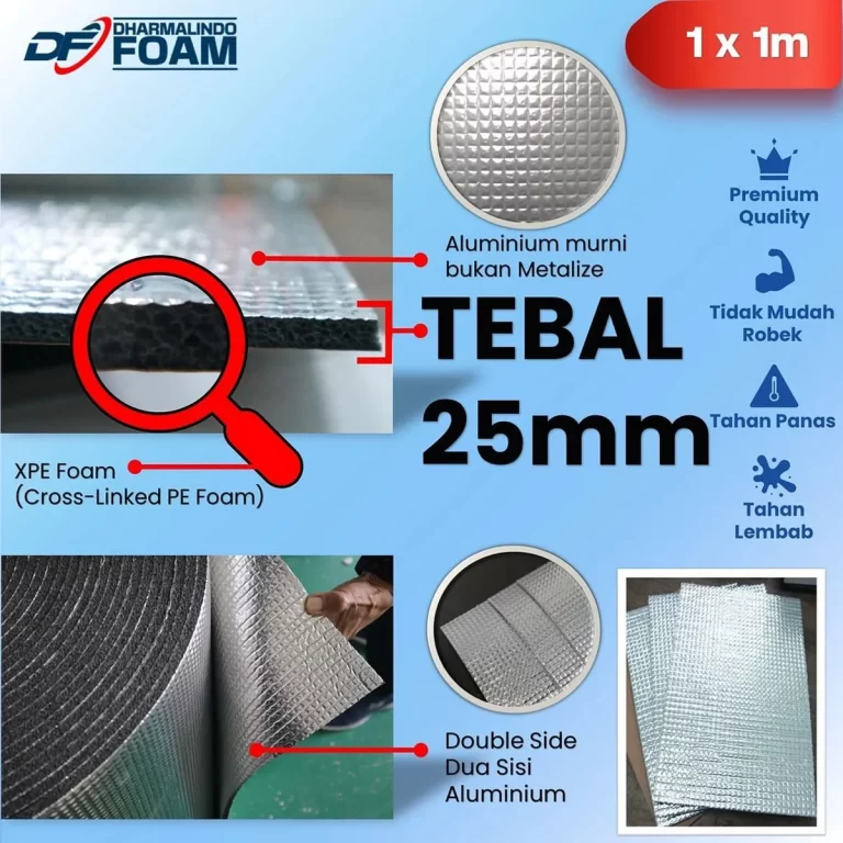Cara Memasang Aluminium Foil Woven Peredam Panas Dinding