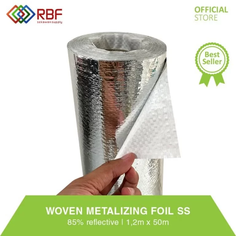 Pemasangan Insulation Aluminium Foil Woven Foam 8mm
