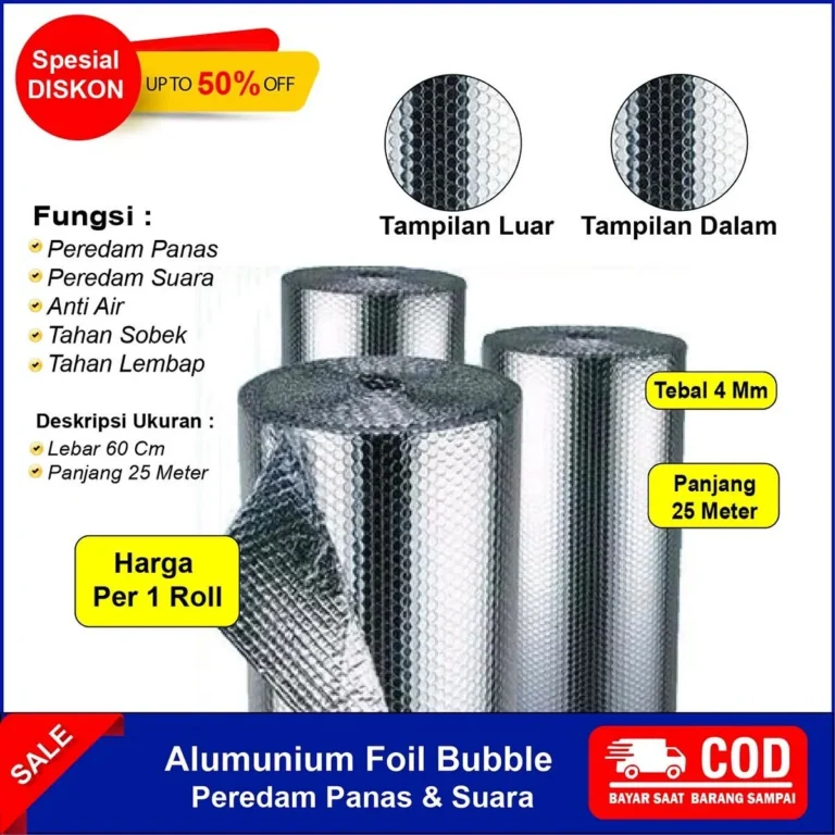 Aluminium Foil Bubble per Meter