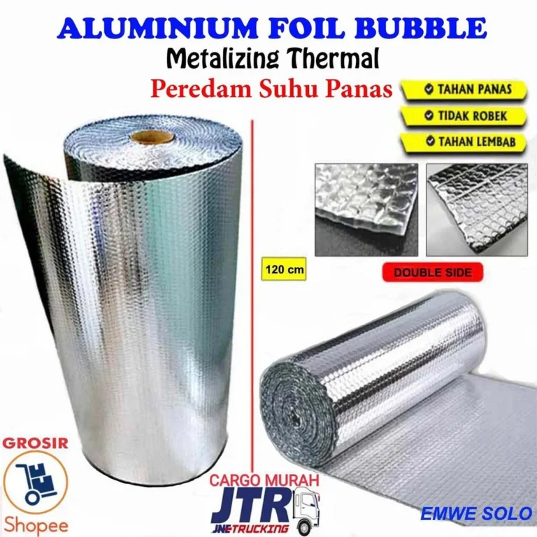Kelebihan Ketebalan Aluminium Foil Bubble Roll