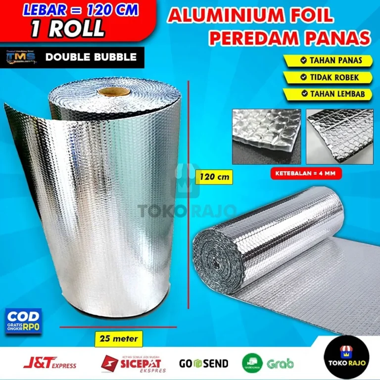 Kesimpulan Aluminium Foil Woven Peredam Panas Lantai