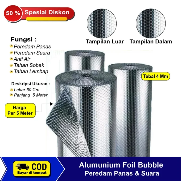 Tips Praktis Menggunakan Aluminium Foil Bubble sebagai Peredam Suara